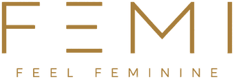 FEMI Feel Feminine gold logo