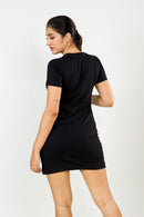 Black T-shirt Dress FEMI