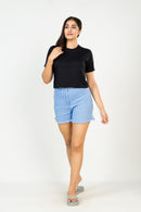 Black Crop Top FEMI