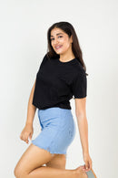 Black Crop Top FEMI