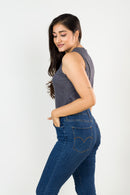 Gray Sleeveless T-shirt FEMI