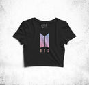 BTS - Black Crop Top Tee FEMI