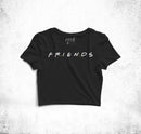 FRIENDS - Black Crop Top Tee FEMI